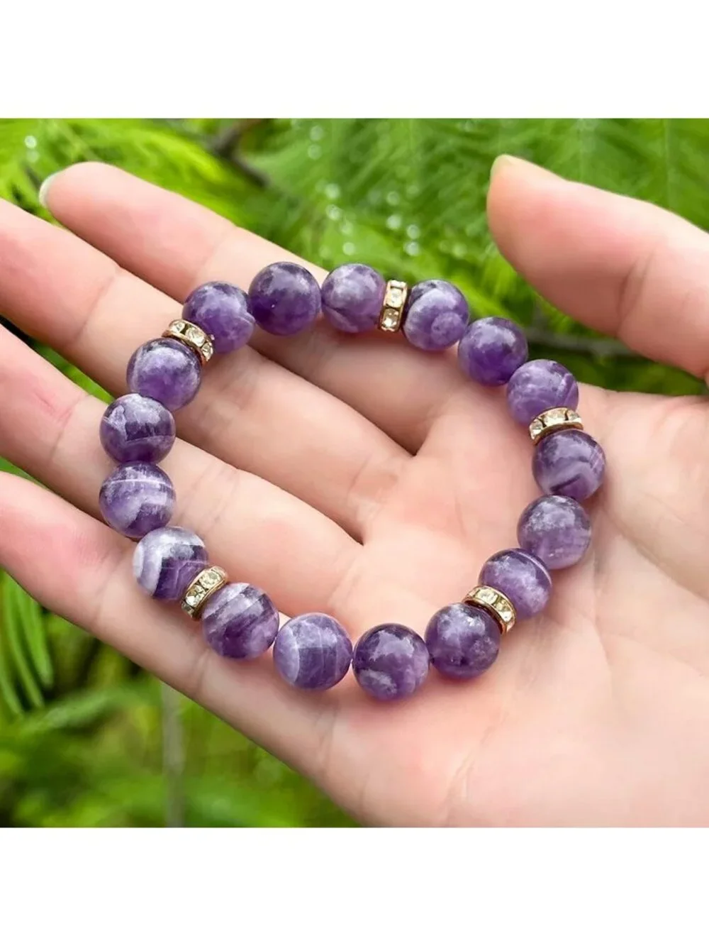 Chakra Healing Bracelet for Women | Rose Quartz & Crystal Beaded Stretch